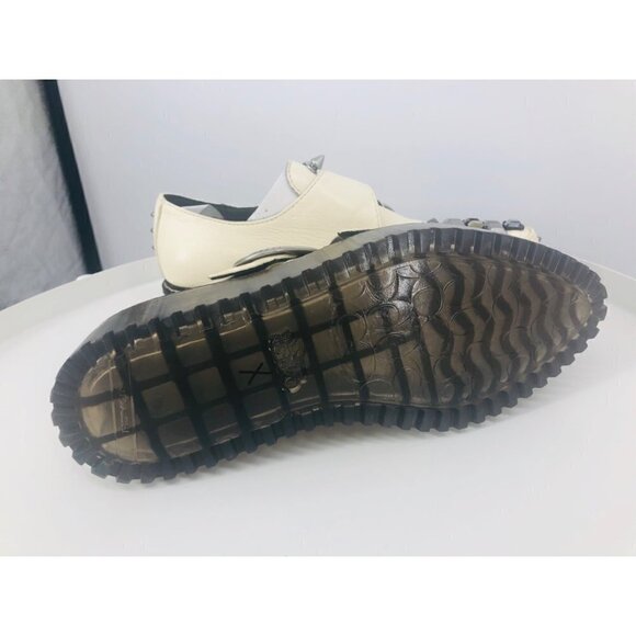 NEW Coach Studded Rivet Ivory Creepers - Picture 8 of 8